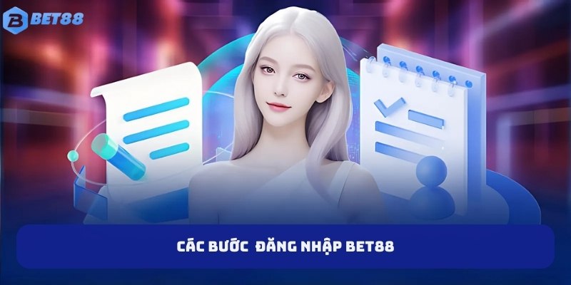 Các bước đăng nhập Bet88